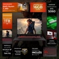 thumbnail image 2 of Laptop Gamer ASUS TUF Gaming A18 GeForce RTX 5060 Ryzen 7 260 16GB DDR5 SSD 1TB 18" Teclado Ingles Gaming Competitivo, 2 of 5