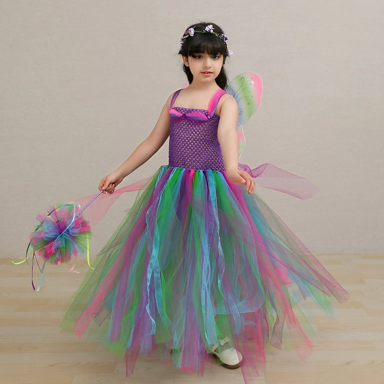 Graduation Dress for Girls Toddler Custome Girls Dress Tutu Mesh Dress with Wing Fairy Wand Headwear 4pcs Sets Performance Soft Dress Clothes for Girls Party Dress , L - Walmart.com Graduation Dress for Girls Toddler Custome Girls Dress Tutu Mesh Dress with Wing Fairy Wand Headwear 4pcs Sets Performance Soft Dress Clothes for Girls Party Dress , L - Walmart.com