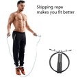 thumbnail image 3 of Skipping Rope, Adjustable Length, Anti-Slip Aluminum Handles, forMMA, Fitness Workouts , Training, 3 of 4