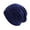 Navy, variant on Beanie for Women Men BWASD Casual Soft Warm Fluffy Cuffed Hat Loose Fit Slouchy Starry Skull Cap for Outdoor Daily Wear Spring Trendy Black