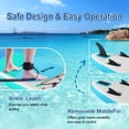 thumbnail image 3 of HHSJZWCY Premium PVC Inflatable Stand up Paddle Board for Adults, 9'9'' Lightweight & Portable SUP with Paddle, Pump, Backpack, 3 of 10