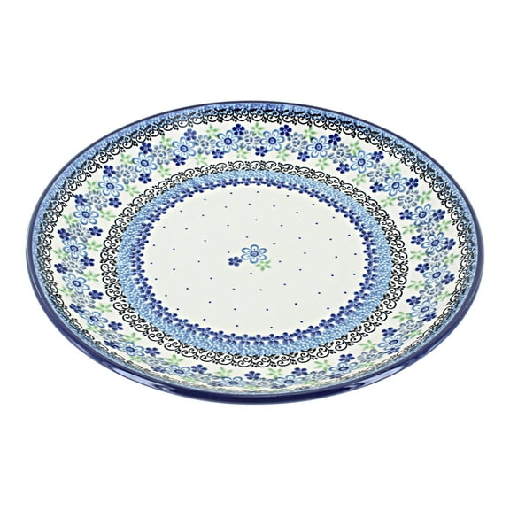 Blue Rose Polish Pottery Eliza Dinner Plate