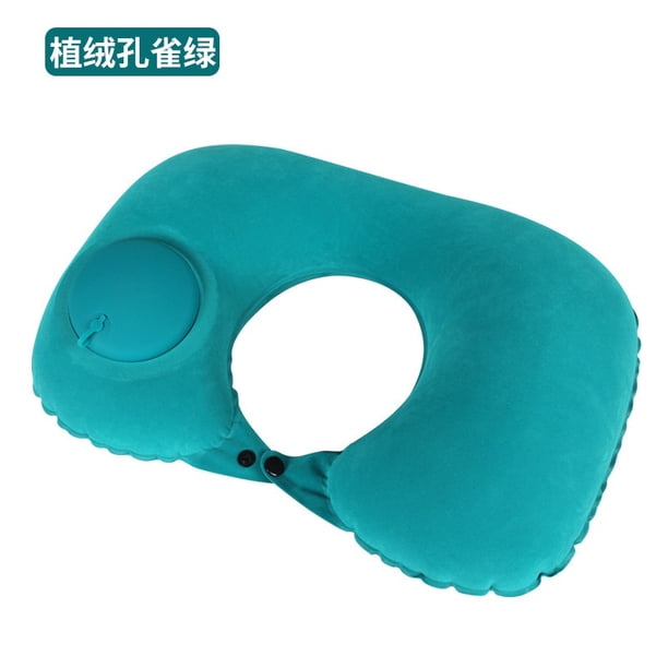 Almohada De Aire De Viaje Inflable Cojín Reposacabezas Siesta Camping Al Libre Relax Oficina Estudio Descanso Globo huangjie unisex