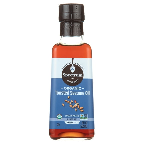 Spectrum Naturals Organic Toasted Sesame Oil, 8 fl oz