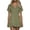 #173-Green, variant on TaTaai Women's Loose Fit Hooded Dress Short Sleeve Solid Color Casual Flared Hem T-Shirt Dress Lightweight Summer Polyester Blend Gift