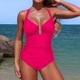 thumbnail image 2 of Afdoent One Piece Swimsuit Women Tummy Control Swimsuit For Bathing With Waist Cincher And High Cut Design 2026 Beach Vacation Clothes, 2 of 6