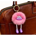 thumbnail image 3 of GliJian Red Keychain Soft Plush Doll, Unique Valentine Keychains for Class, 3.9" Plush Keychain Schoolbag Handbag Pendants Red, 3 of 10