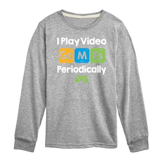 Instant Message - Gamer - I Play Video Games Periodically - Toddler & Youth Long Sleeve Graphic T-Shirt