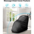 thumbnail image 3 of LMHF Massage Chair Cover, Full Body Shiatsu Massage Chair Cover with Drawstring, Waterproof & Dustproof Cover, Removable Shield, Storage, Machine Washable (Grey), 3 of 5