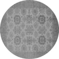 thumbnail image 1 of Ahgly Company Indoor Round Oriental Gray Industrial Area Rugs, 8' Round, 1 of 4