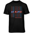 thumbnail image 1 of Teelocity Be Kind Repeat Graphic T-Shirt (2XL - Standard Fit, Black Tie Dye), 1 of 4