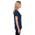 thumbnail image 2 of Hanes Womens X-Temp V-Neck T-Shirt, S, Navy, 2 of 3