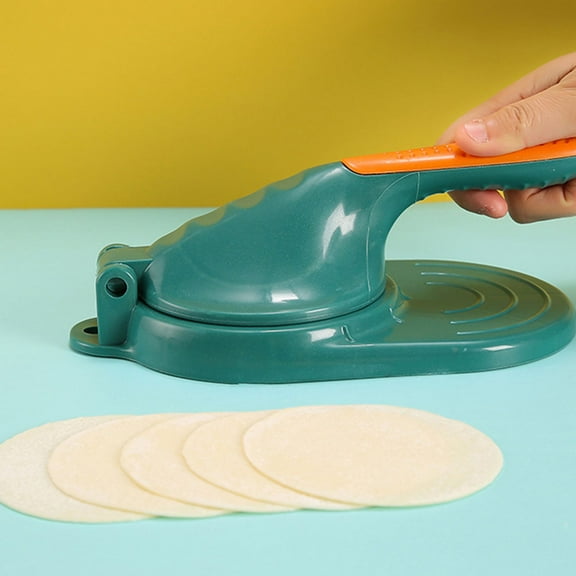WHAMVOX Dumpling Skin Maker with Dough Press Mold for Kitchen Use Food Grade PP Material Assorted Color 2 Pieces