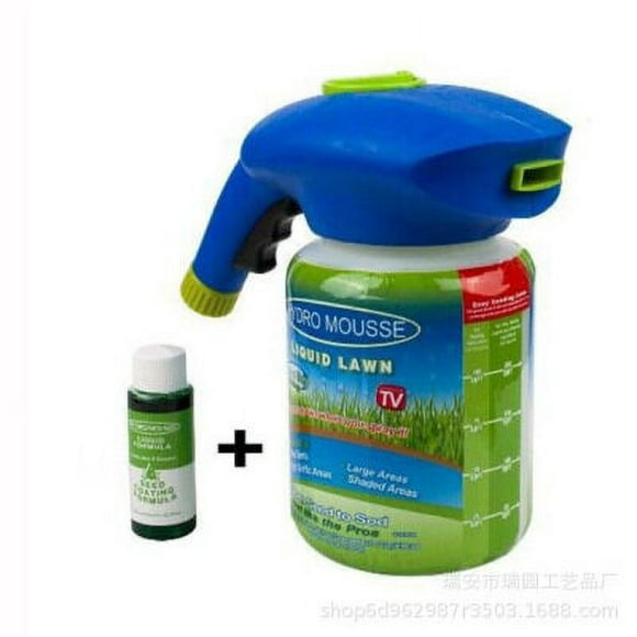 yeacher Watering can watering can/spray can liquid planting lawn seeds watering can planting grass god machine sowing spray gun gardening sowing Watering can + nutrient water + seeds