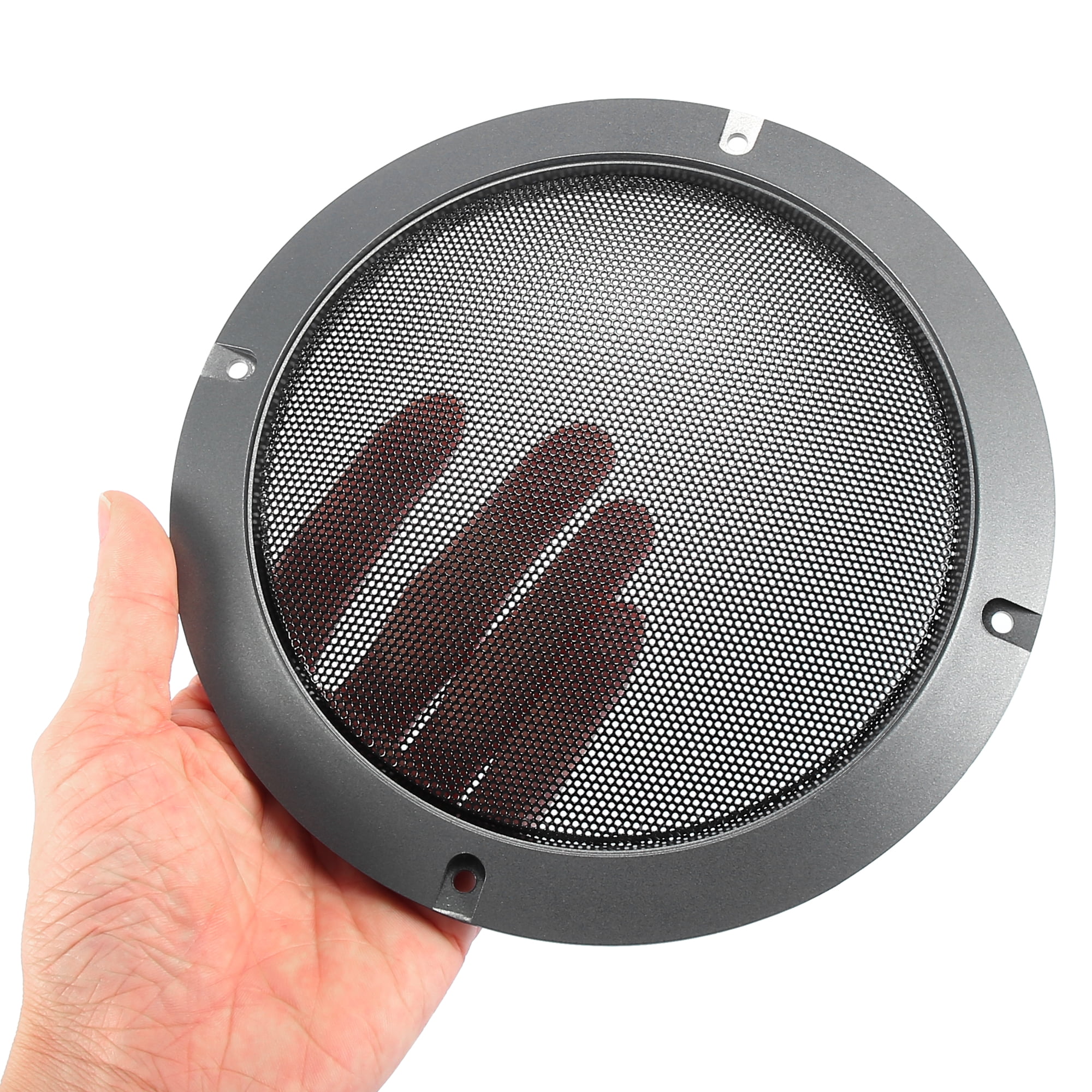 Unique Bargains 6.5 Inch Universal Speaker Grills Cover with Screws - Pack of 2