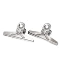 thumbnail image 1 of Unique Bargains Home Office File Ticket Paper Metal Binder Clip Silver Tone 5' Long 2pcs, 1 of 1