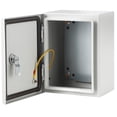 thumbnail image 4 of BeesClover Steel Electrical Junction Box, NEMA Electrical Enclosure Box, Indoor&Outdoor Wall Mounted Waterproof&Dustproof Metal Box with Safety Locks and Mounting Plates, 4 of 8