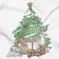 thumbnail image 2 of Classic Meowy Christmas Tree Kittens Unisex Plus Fleece Graphic Sweatshirt Brisco Brands 2X, 2 of 6
