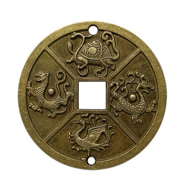 3x Moneda antigua china de bronce Cuatro Monedas de de Baoblaze Moneda de cobre antigua china