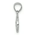 thumbnail image 2 of 14k White Gold Sand Dollar Pendant, 2 of 3
