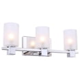 thumbnail image 2 of Woodbridge Lighting Langston 3Lt Glass Bath Light in Chrome/Opal Cylinder, 2 of 3