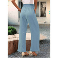 thumbnail image 6 of Women'S Wide Leg Lounge Pants Light Blue S, 6 of 7