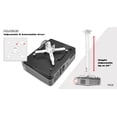 thumbnail image 2 of PYLE PRJCM3 - Universal Projector Ceiling Mount Kit with Telescoping Height and Angle Adjustment (White), 2 of 2