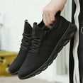 thumbnail image 6 of BUBUDENG Womens Slip-on Sneakers Athletic Walking Sneakers Lightweight Casual Running Gym Shoes Size 9 Black, 6 of 8