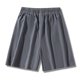thumbnail image 4 of pstuiky Pantalones cortos deportivos para hombre, Pantalones cortos casuales cómodos de moda para hombre, de color liso, con cintura elástica regular, para playa Pantalones cortos de entrenamiento, 4 of 4