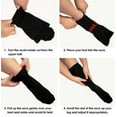 thumbnail image 4 of Chaussettes Larges de Compression de Mollet pour Femmes Hommes Plus Grande Taille Bas Hauts pour la Récupération de Soutien de la Circulation, 4 of 6