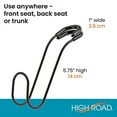 thumbnail image 5 of High Road Metal Car Headrest Hooks - Heavy Duty Large Hooks for the Front Seat, Back Seat and Trunk for Purse, Grocery Bags and Backpacks, 5 of 8
