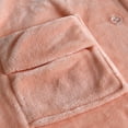 thumbnail image 6 of Lindreshi Robes for Women Clearance Women's Home Wear Flannel Nightgown Long Coral Velvet Bathrobe, 6 of 9