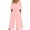 Pink, variant on Zpanxa Jumpsuits for Women Casual Summer Fashionable and Comfortable Solid Color Short Sleeved V-neck Jumpsuit Gray M
