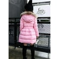thumbnail image 6 of YOUI-GIFTS Girls Winter Parka Down Coat Puffer Jacket Tutu Overcoat with Fur Hood 4-10T, 6 of 7