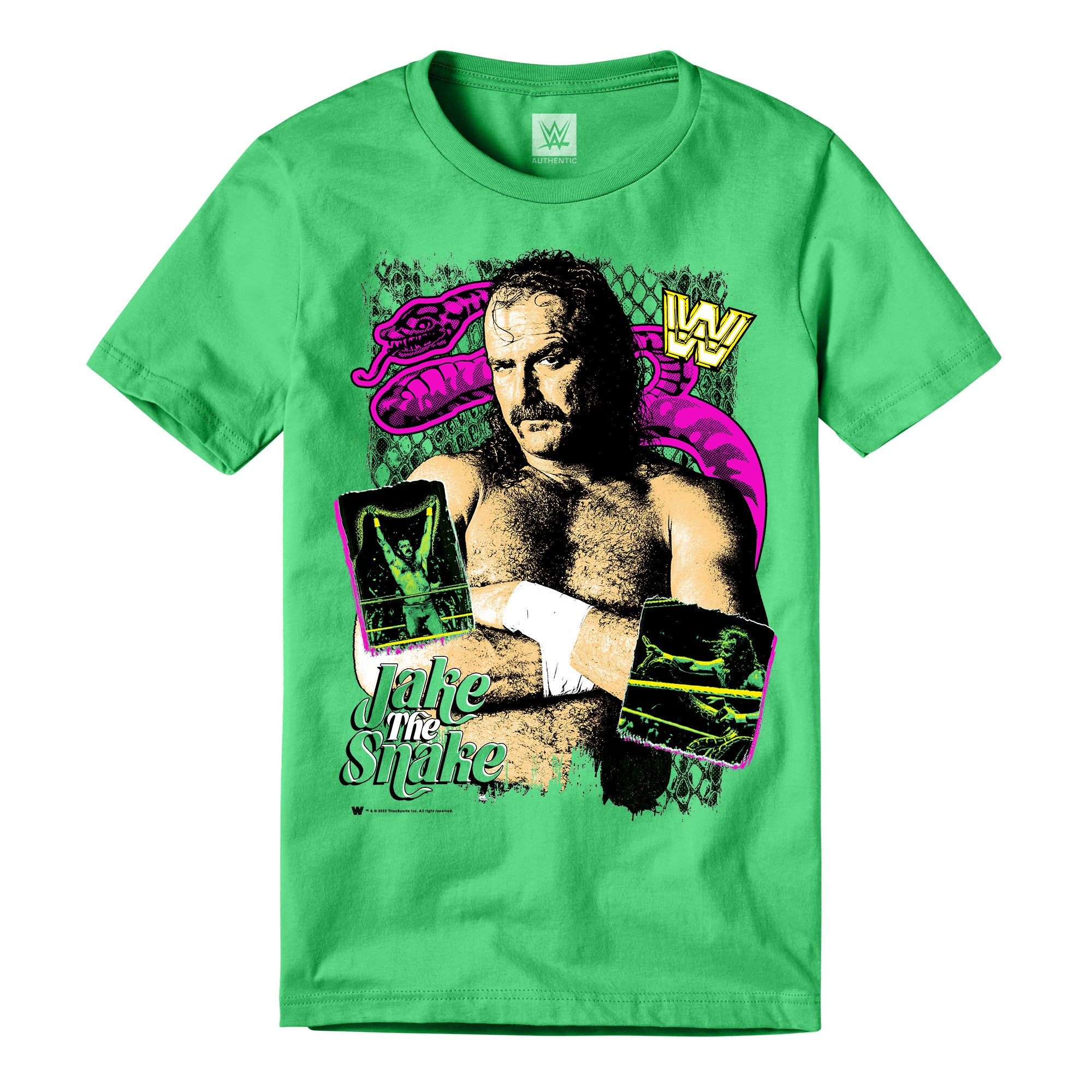 Official WWE Authentic Jake The Snake 