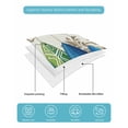 thumbnail image 5 of Quilts Twin-XL Size Bedding Set, Beach Surfboard Lightweight Quilted Comforter, Summer Sea Surfing Tropical Botanical Tree Soft Bedspread Coverlet with Pillow Covers for All Season, 68" x 98", 5 of 7