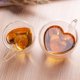 thumbnail image 3 of 2 Piezas Pequeñas Tazas De Té De Transparente Taza De Café Taza De Chocolate Caliente Tazas De Cocina Soledad Taza de café de doble pared, 3 of 10