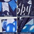 thumbnail image 4 of BIRLON 30th Birthday Decorations for Men, Navy Blue and Silver Balloon Set with Number 30 Foil Balloon, Happy 30th Banner, Triangle Bunting, Confetti Balloons, 4 of 7