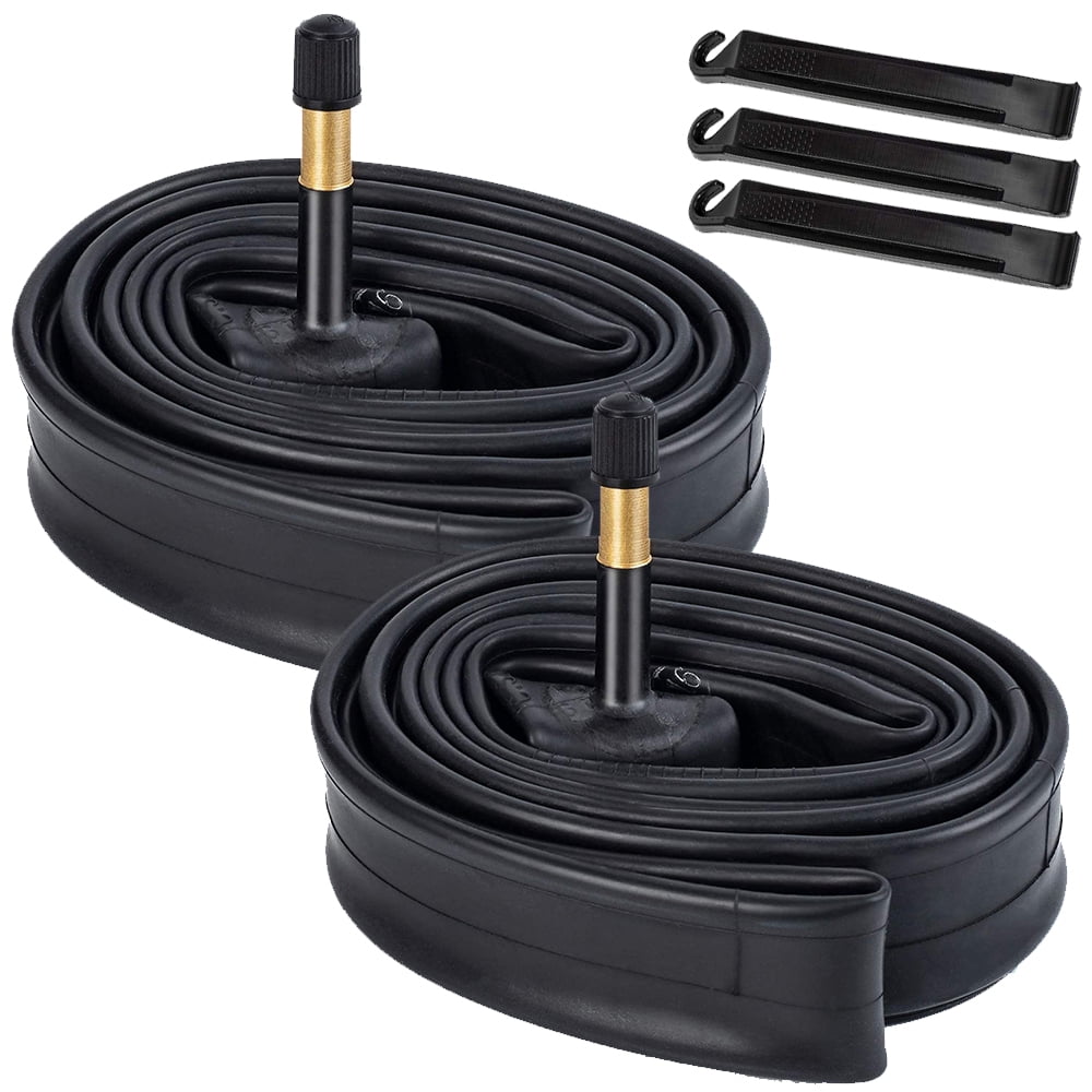 LANLIN 2 Pack Bike Tire Tube 700x35/43C with 3 Tire Levers, Bicycle