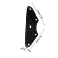 thumbnail image 2 of FUTUREORYY 20 Pcs Support d'Angle en Acier Laminé à Froid Fixation Sécurisée Composants de Meubles, 2 of 8