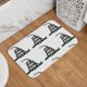thumbnail image 5 of Alfombra de baño antideslizante supersuave con diseño de serpiente y bandera de Gadsden, para baño, cocina, dormitorio, hogar, 15,75 x 23,62 pulgadas, 5 of 6