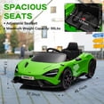thumbnail image 3 of MUKIDY Electric Ride on Car for Kids, Licensed McLaren765LT 12V Ride on Toy, with Remote, LED Lights, MP3 Player, 3 Speeds,Green, 3 of 8