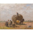 thumbnail image 2 of Robert Schleich 18x15 Black Ornate Wood Framed Double Matted Museum Art Print Titled - Heuernte (ca. 1880), 2 of 5