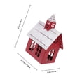 thumbnail image 2 of unbranded Handcrafted Christmas Village House with Candle Holder for Elegant Desktop Decoration, 2 of 6