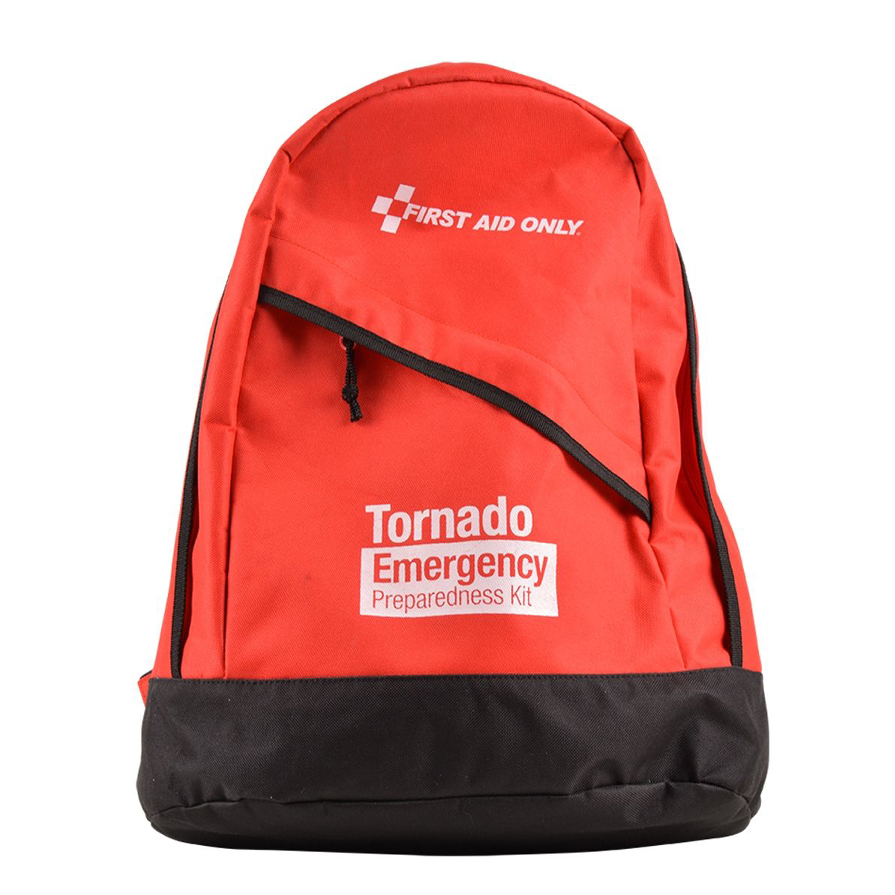 First Aid Only Tornado Emergency Prep Bag, 2 Person, Red