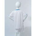 thumbnail image 4 of Fldy Kids Boys Basketball Soccer Jerseys Short Sleeve T-Shirt and Sports Shorts Set Team Uniform White 10, 4 of 7