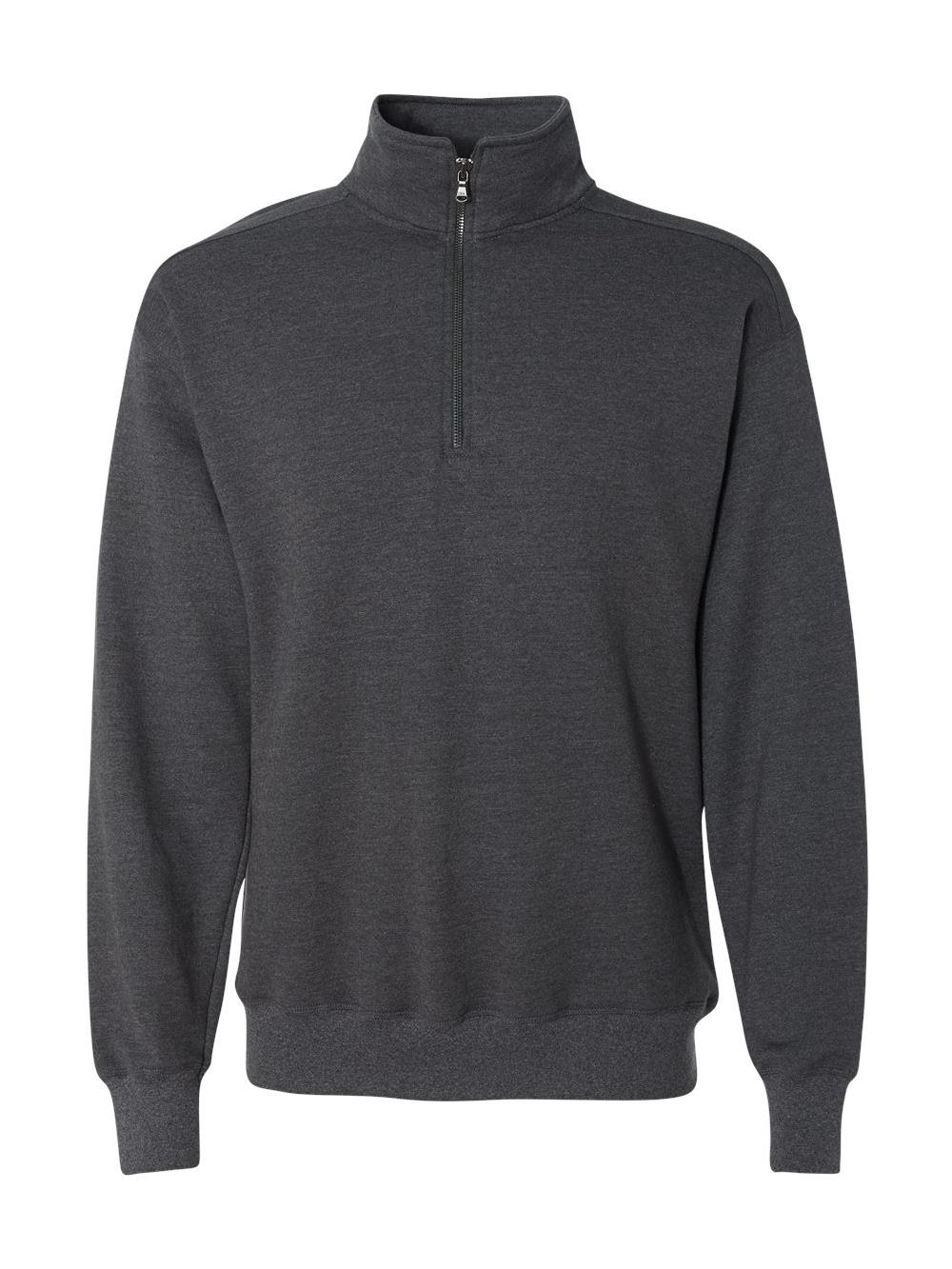 hanes nano quarter zip sweatshirt
