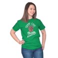 thumbnail image 4 of Funny Christmas Candy Cane Brain Men's Graphic T Shirt Tees Brisco Brands S, 4 of 6