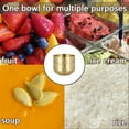 thumbnail image 5 of Gold Stainless Steel Bowls Set 13 Oz Double Wall Insulated Soup Bowl, 304 Stainless Steel Serving Bowls, for Cereal, Desserts, Ice Cream Ideal for Kitchen, Cooking, Camping Rice Soup Bowl Kit (2pcs), 5 of 7