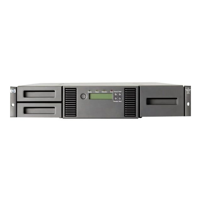 HPE StorageWorks MSL2024 - Tape library - LTO Ultrium - max drives: 2 - rack-mountable - 2U - barcode reader - for ProLiant DL120 G7, DL120 G7 Base, DL120 G7 Entry, DL120 G7 Performance
